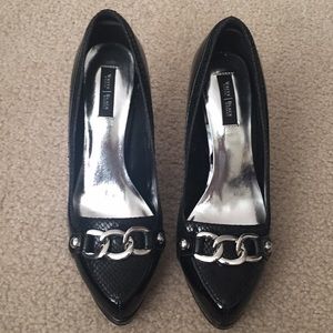 White House Black Market Black high heels